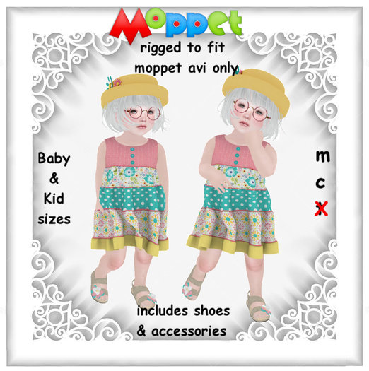 Moppet Lovely Layered Dress Set