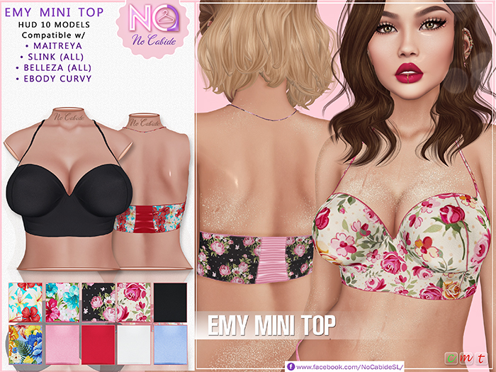 No Cabide :: Emy Mini Top HUD - 10 models (wear)