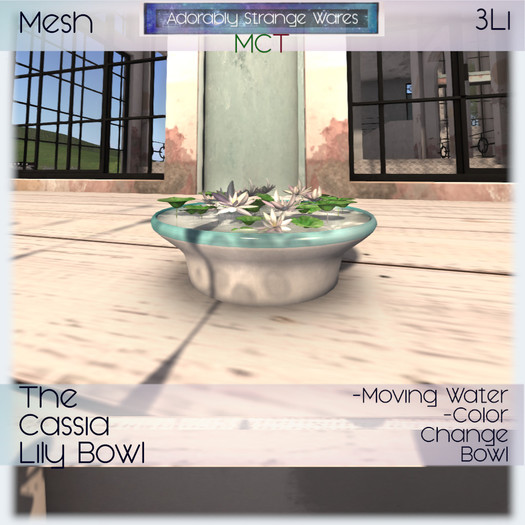 ~ASW~ The Cassia Lily Bowl