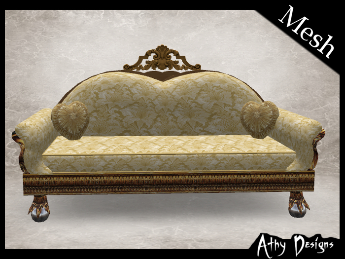 Golden Victorian Sofa 