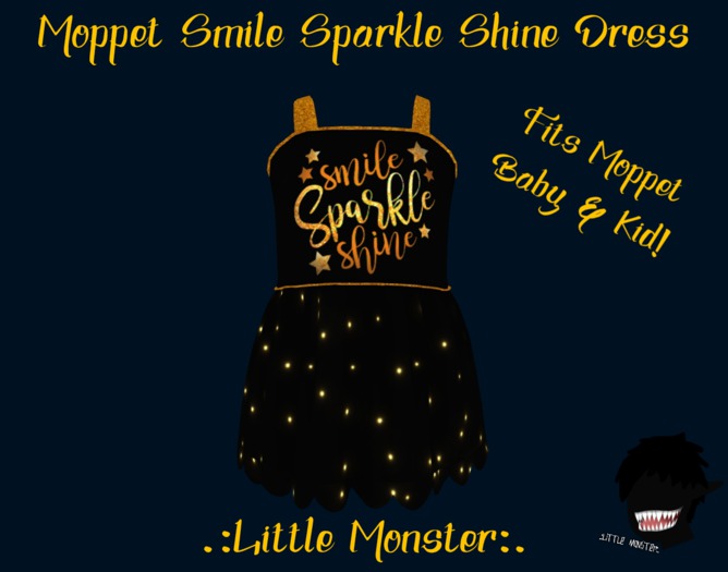 Moppet - Smile Sparkle Shine Dress (Boxed)