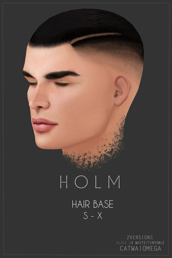 H O L M - S - X - Hair Base [B/T] [CATWA/OMEGA] [Wear Me]