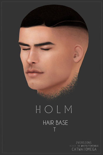 H O L M - T - Hair Base [B/T] [CATWA/OMEGA] [Wear Me]