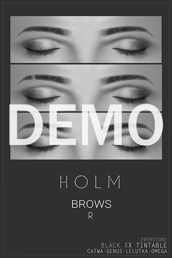 [DEMO] H O L M - R - Brows  [Wear Me]