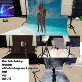 Photo Studio Backdrop with animations for couples-Crate