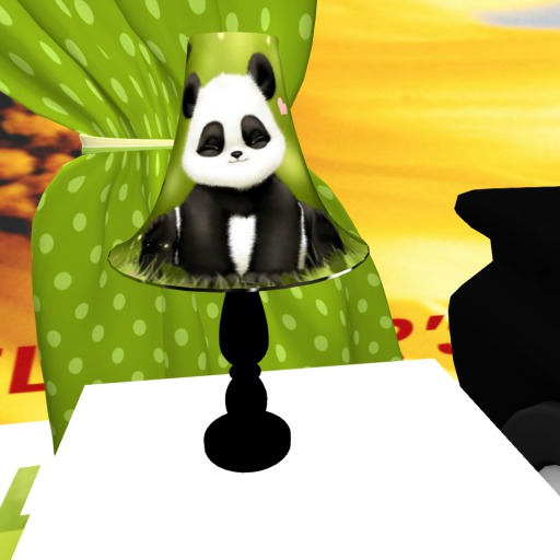 Green Panda Lamp