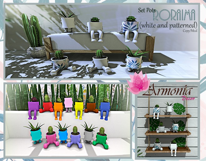 Armonia Decor [AD] Roraima Set Pots