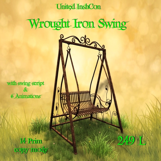 *UI* Wrought Iron Swing v