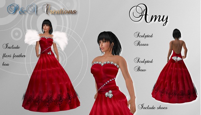 P&A Creations Amy red
