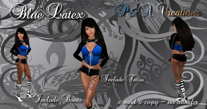 P&A Creations Blue Latex