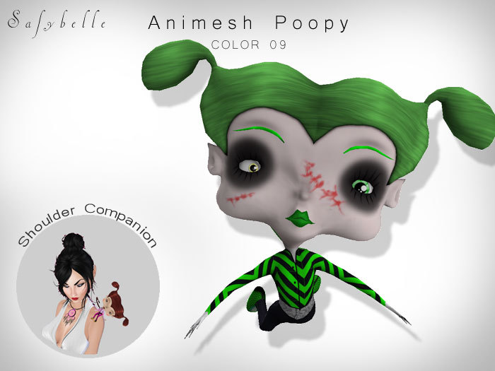 324CM@Safybelle Animesh  Color 09 - Animesh Doll puppet shoulder