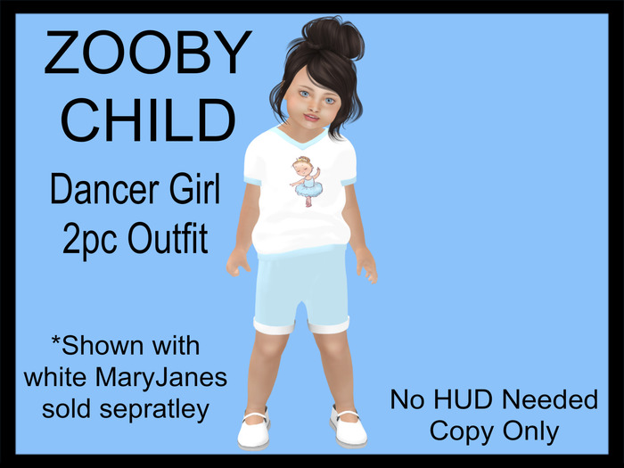 Steph-O-Bee's - Dancer Girl (Zooby Child)