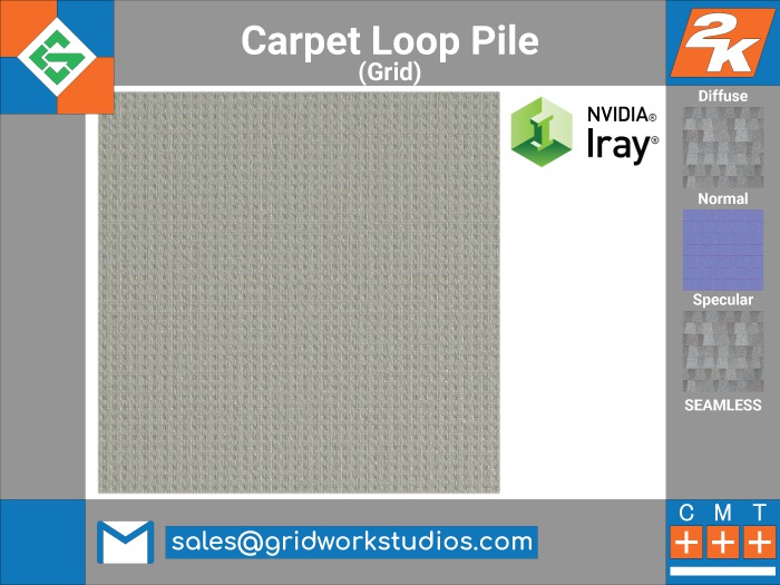 Carpet Multi Level Loop Pile Grid