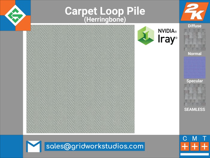 Carpet Multi Level Loop Pile Herringbone