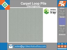 Carpet Multi Level Loop Pile Herringbone