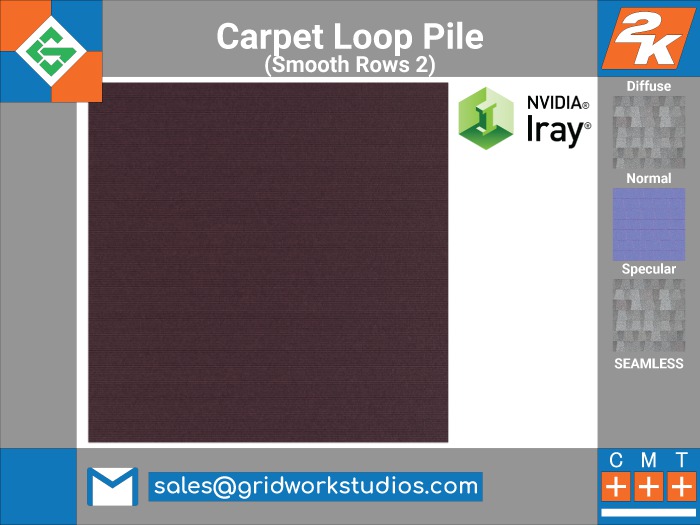 Carpet Loop Pile Smooth Rows