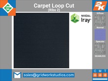 Carpet Loop And Cut Ribs 2
