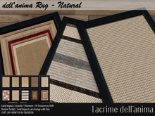 dell'anima Rug - Natural *GIFT*