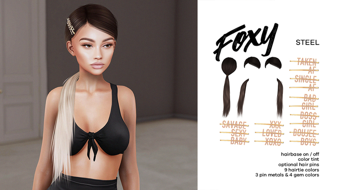 Foxy - Steel Hair (Red)