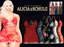 [Alicia Schulz] Texture for byCrash Full perm mesh-Scrunched bust dress set 1
