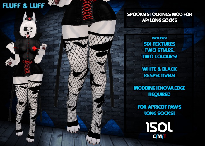 F&L - Spooky Stockings - Texture Mod - AP: Long Socks