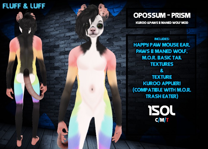 F&L - Opossum - Kuroo Mod - Prism + Prism Inverted