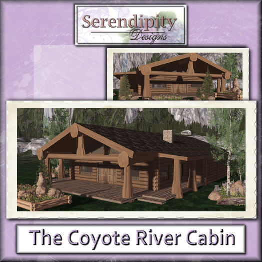 ~~~NEW~~~ Serendipity Designs - Coyote River Cabin