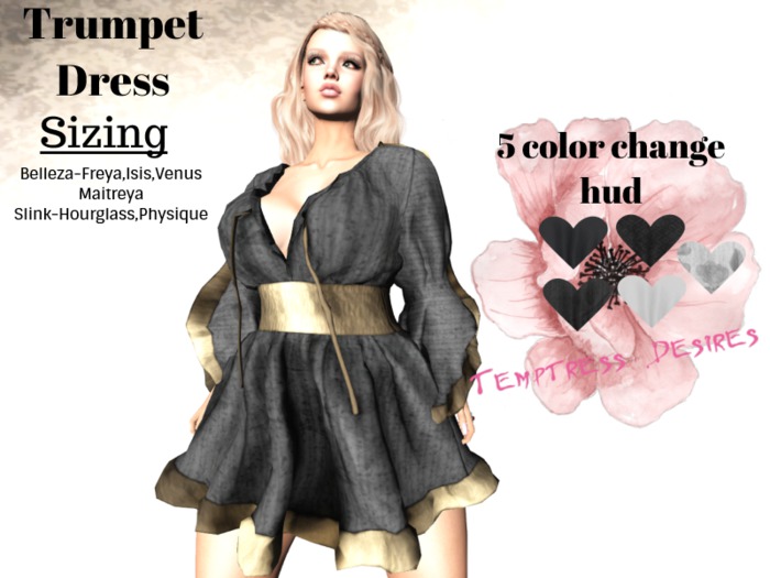 Trumpet Dress Unpack Hud