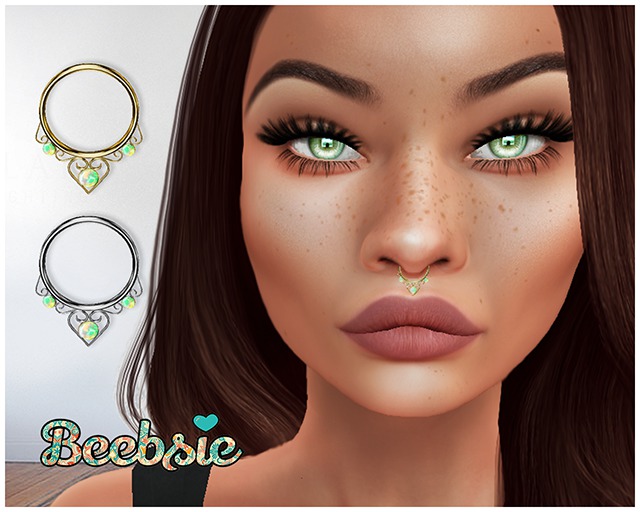 Beebsie Septum Piercing Opal White