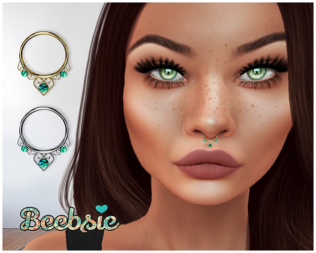 Beebsie Septum Piercing Opal Turquois