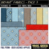 Tool Shed - Bryant Fabrics - Pack 3