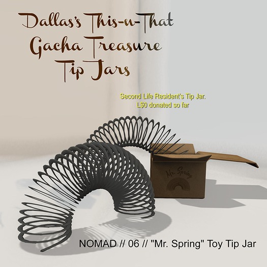NOMAD // 06 // "Mr. Spring" Toy [Tip Jar]