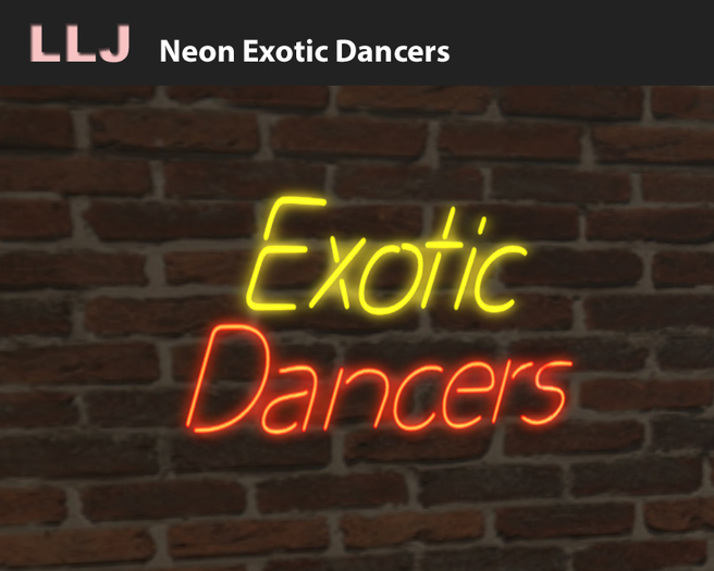 LLJ Neon Exotic Dancers