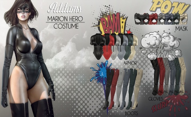 Addams // Marion Gloves Custome // Green Rubber // Ma