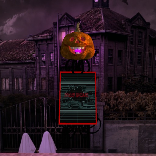 mesh halloween pumpkin tipjar