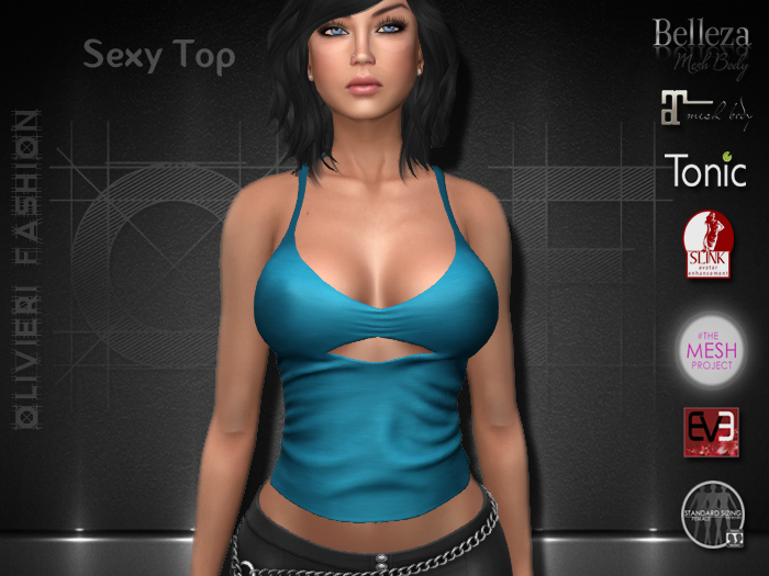 RUBY TOP SEXY - TEAL