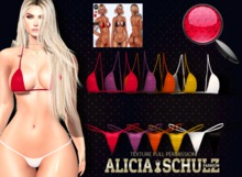[Alicia Schulz] Texture for String bikini set2