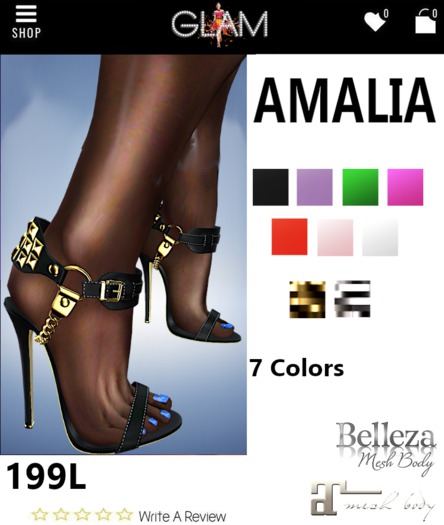 ***Amalia Heels (Gold & Silver)***