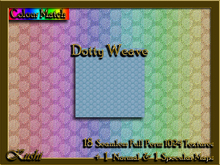 !Kushi! DottyWeave Textures -WearToUnpack