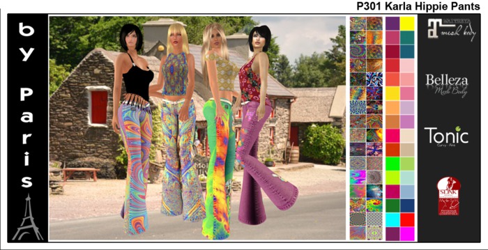 Karla Hippie Pants - Tonic Slink, Maitreya, Belleza