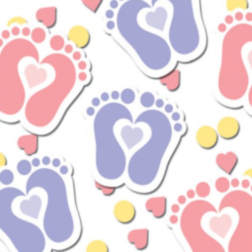 Tiny feet Nursery Wallpaper Rug