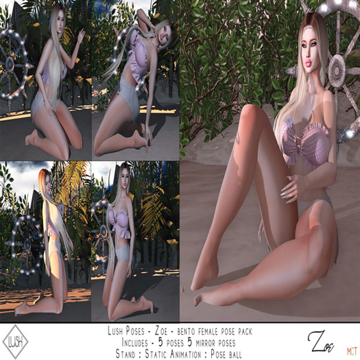 Lush Poses - Zoe - Female Bento Pose Pack