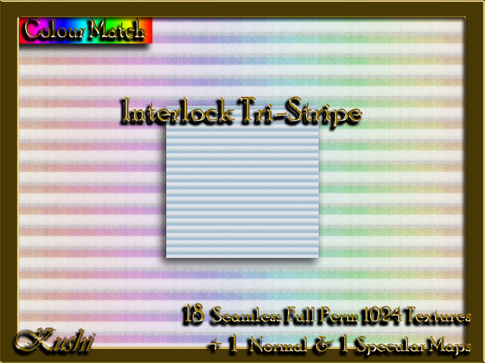 Interlock Tri Stripe Textures