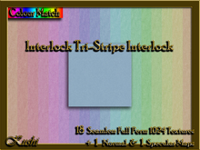 Interlock Tri Stripe Interlock / Jersey Knit Solid Textures