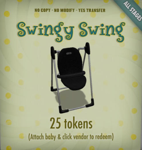 [Toys] Token Toys - Smart Toy Zooby Baby Black Swing
