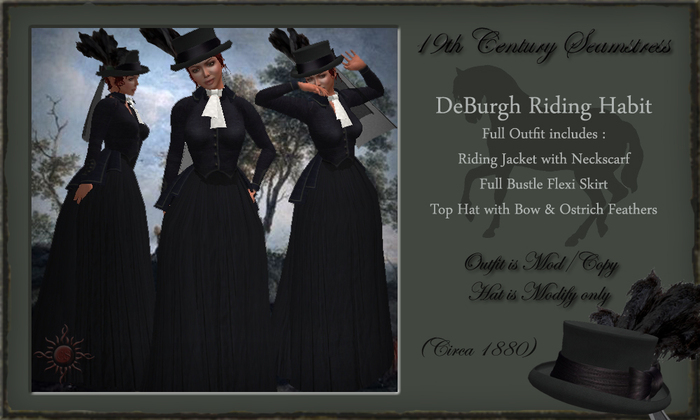 19th Century - DeBurgh Riding Habit 