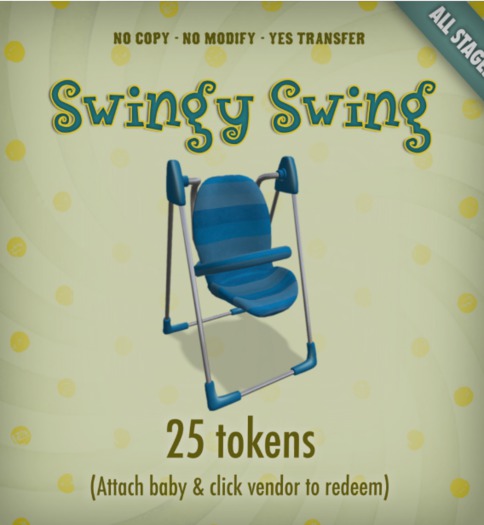 [Toys] Zooby Swing BLUE STRIPE