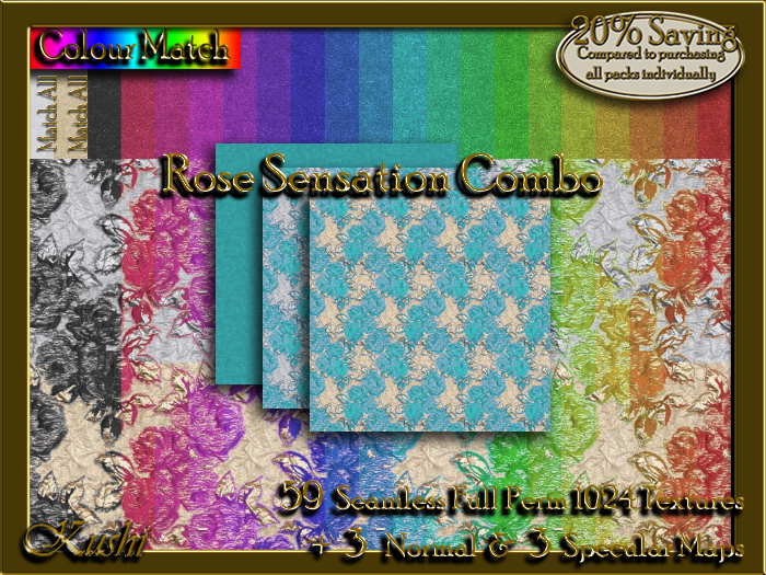Rose Sensation Combo Textures
