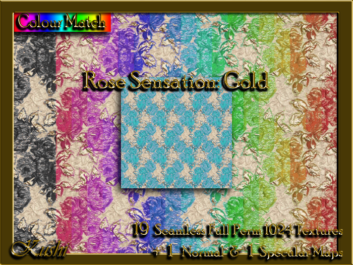 Rose Sensation Gold Textures