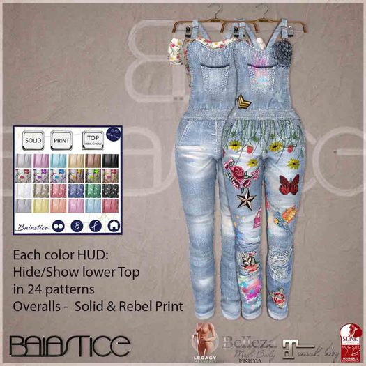 Baiastice_Denim Overalls-Wash